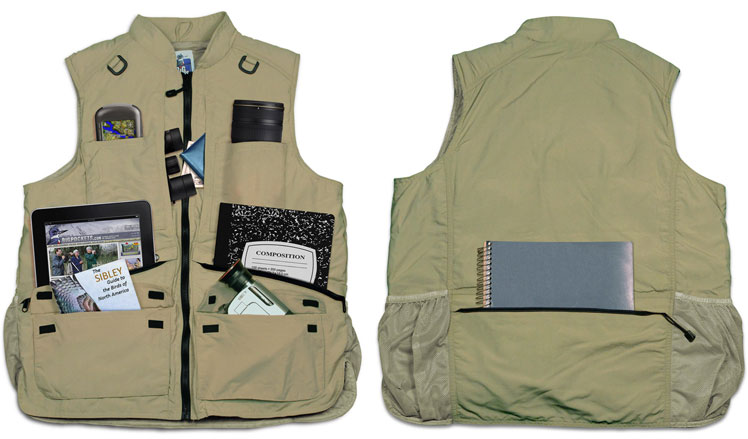 Big Pockets Vest Front & Back